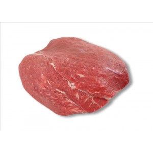 Beef ham nut in vacuum, frozen, kg